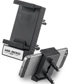Suporte veicular para celular - 10: Mantenha seu smartphone sempre seguro e ao alcance das mãos enquanto dirige com este prático suporte veicular. Feito com material de couro de alta qualidade, ele é moderno, portátil e seguro, perfeito para quem busca praticidade e segurança no dia a dia. Nunca mais se preocupe em perder chamadas importantes ou se distrair procurando o celular enquanto dirige. Adquira já o seu e tenha mais tranquilidade nas suas viagens!