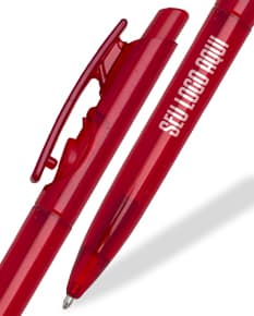 Caneta Plástica - 66: Ferramenta essencial de escrita para seu escritório. Design moderno e funcional para negócios e estudos. Ideal para assinar documentos, fazer anotações e criar desenhos. Adquira a sua agora!