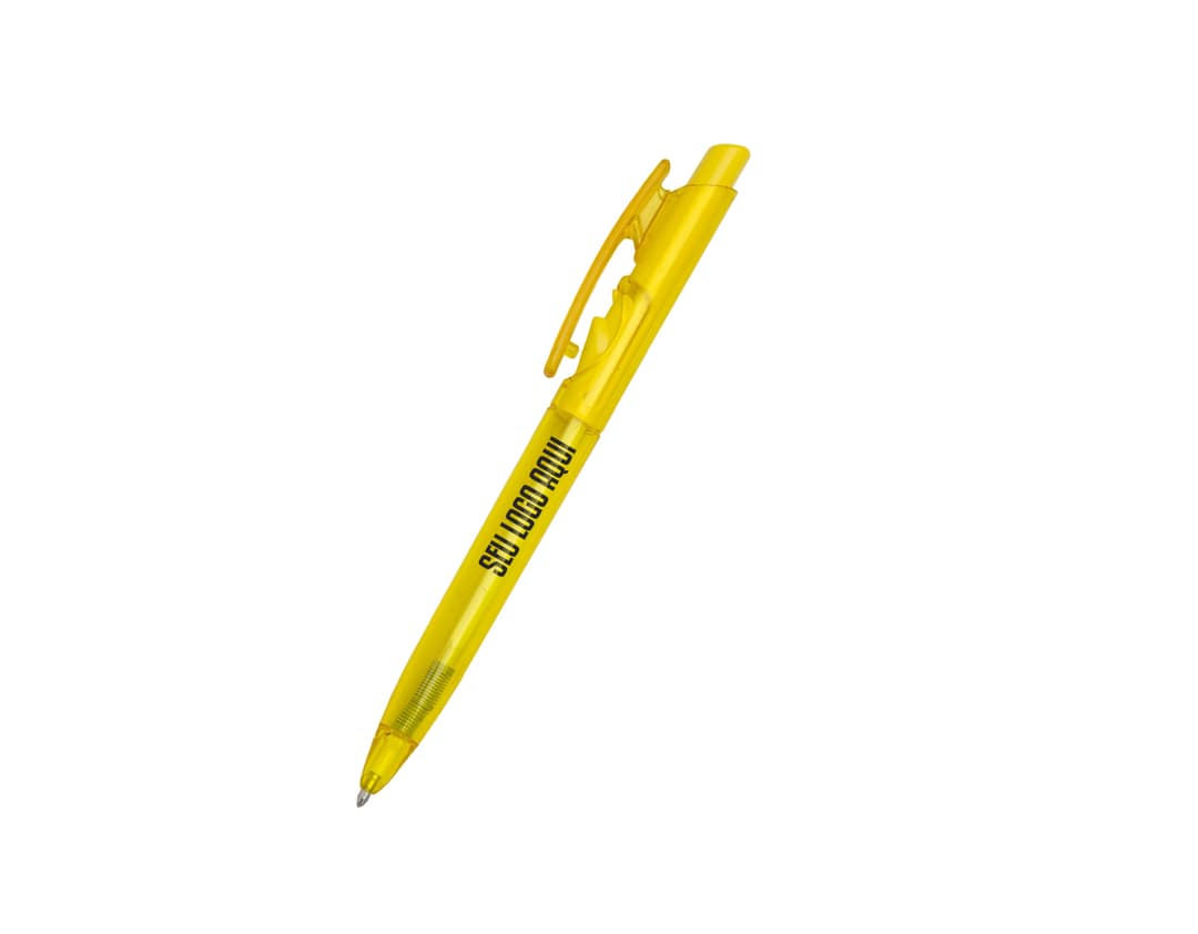Caneta Plástica - 66: Ferramenta essencial de escrita para seu escritório. Design moderno e funcional para negócios e estudos. Ideal para assinar documentos, fazer anotações e criar desenhos. Adquira a sua agora!