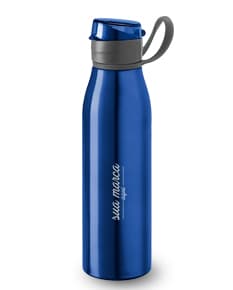 Squeeze de Metal 650ml - Prático e Durável para sua Hidratação Diária. Ideal para levar água ou sucos para onde quer que vá. Garanta já o seu e mantenha-se saudável!