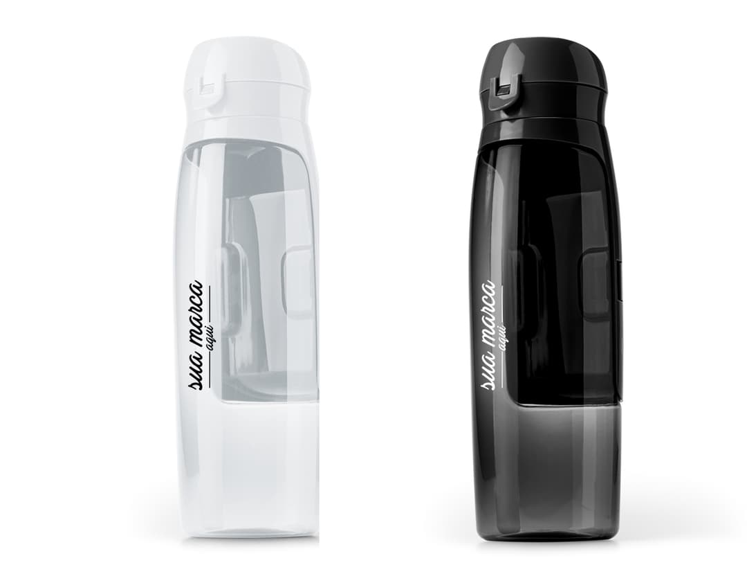 Squeeze plástico de 800 ml para manter-se hidratado onde quer que vá. Design moderno e prático, ideal para acompanhar seu dia a dia. Aproveite a praticidade e a saúde que este brinde proporciona. Garanta o seu agora!