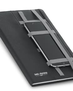Bloco de Anotações em Couro - Organize suas ideias com elegância e praticidade! Perfeito para reuniões de negócios, estudos e anotações diárias. Feito em couro de alta qualidade, é durável e sofisticado. Garanta o seu agora e tenha sempre suas informações ao alcance das mãos. Ideal para quem busca praticidade e estilo no dia a dia. Compre já!