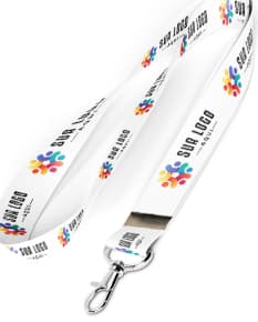 Cordão para crachá com mosquetão de 85cm x 2,5, perfeito para garantir segurança e praticidade na identificação. Design moderno e colorido, ideal para eventos corporativos e feiras. Com qualidade e estilo, o cordão é a opção ideal para sua empresa. Garanta já o seu!