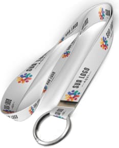 Cordão para crachá com argola em metal resistente e design moderno. Perfeito para manter seu crachá sempre visível e seguro no ambiente de trabalho. Ideal para quem busca praticidade e estilo. Garanta o seu já!