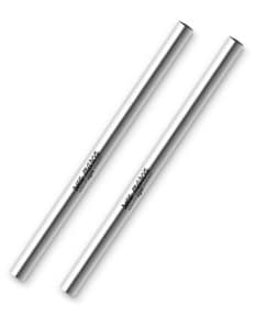 Canudo de metal prateado de alta qualidade para bebidas geladas. Ideal para presentear ou uso pessoal. Design moderno e durável. Compre já o seu!