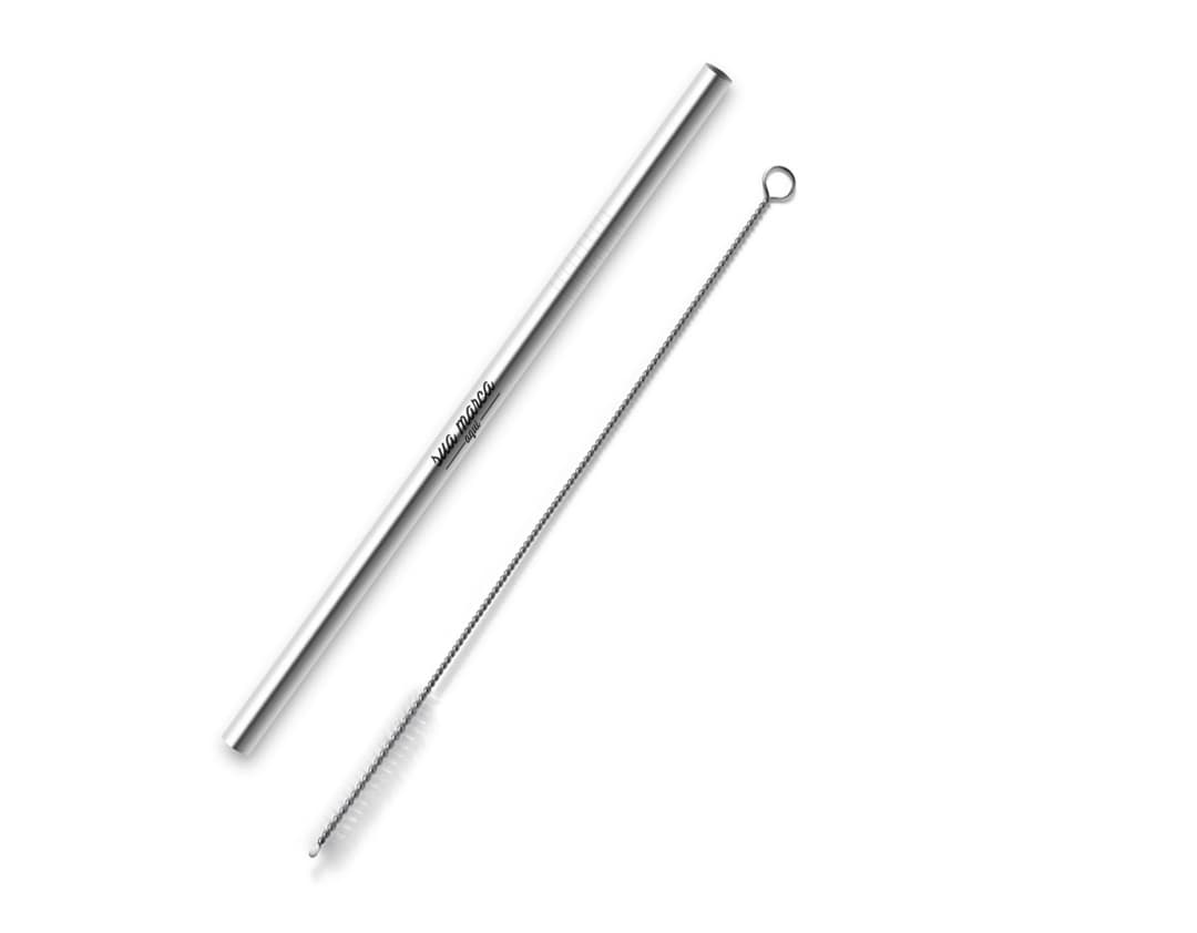 Canudo de metal prateado para escrita e desenho em papel. Ideal para escritório, negócios ou trabalhos artísticos. Design elegante e durável. Incremente sua coleção de utensílios de escrita com este item de alta qualidade.