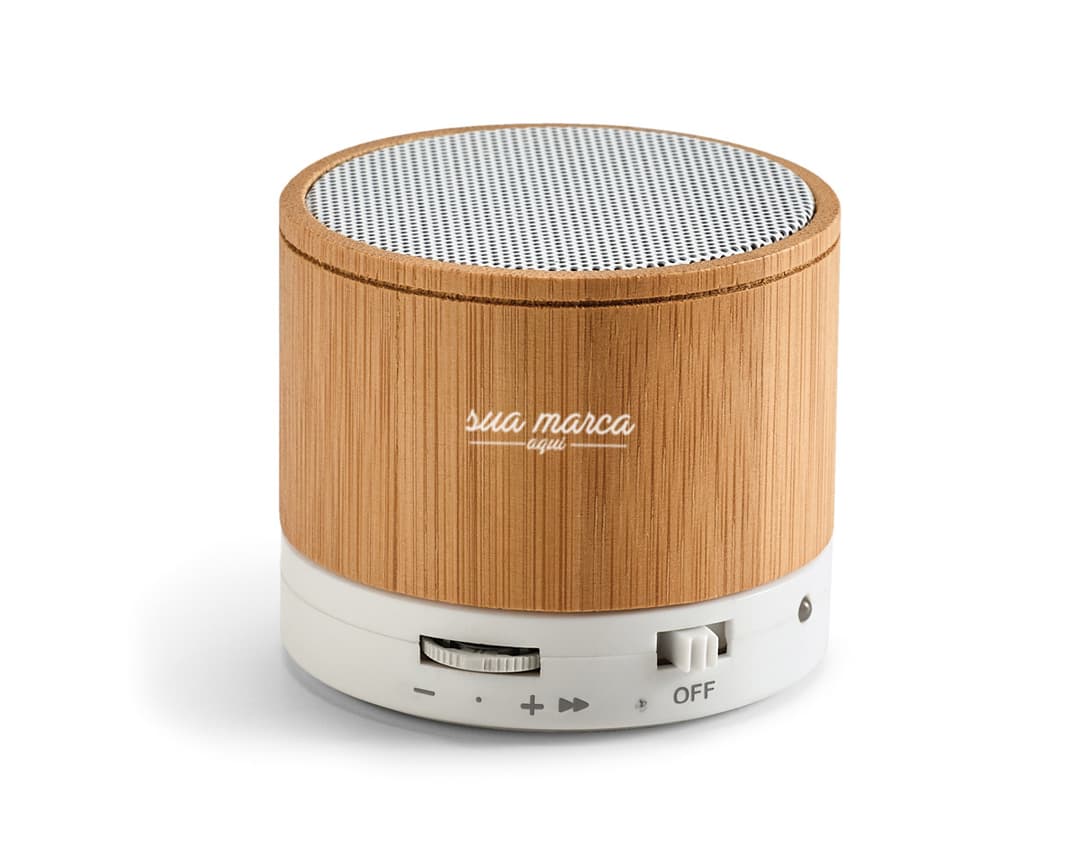 Caixa de som compacta em metal com design elegante e moderno. Ideal para armazenar seus pertences com segurança e estilo. Perfeita para quem busca organização e praticidade. Adquira já a sua!