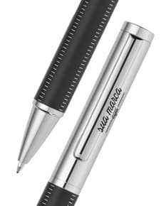 Caneta de metal esferográfica prateada - ideal para escrita suave e precisa. Perfeita para uso no escritório, na escola ou em casa. Adquira já a sua!