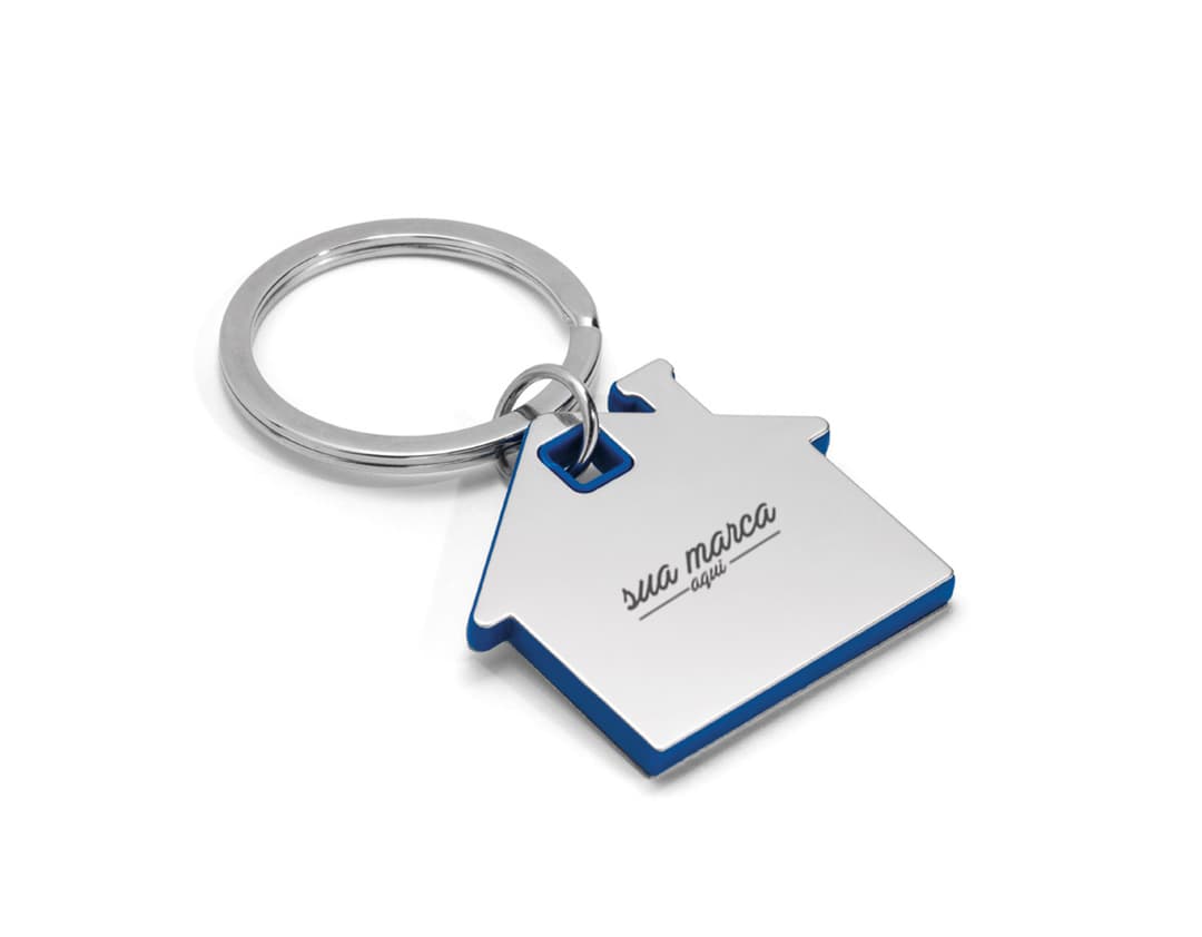 Chaveiro Casa - A segurança da sua casa na palma da mão. Proteja suas chaves com estilo e praticidade. Feito em metal resistente, ideal para manter suas chaves seguras. Garanta agora o seu chaveiro casa e tenha tranquilidade em suas mãos.