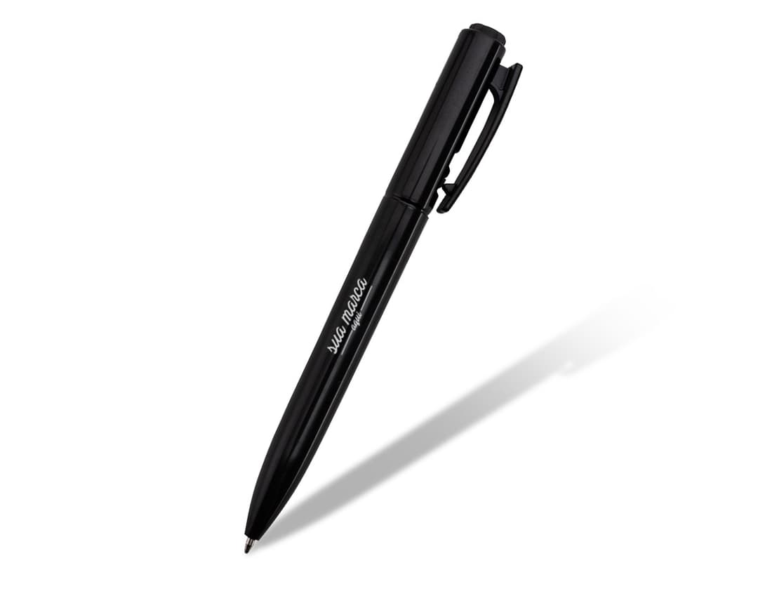 Caneta plástica de alta qualidade para escrita profissional. Ideal para uso no escritório, escola ou em casa. Design elegante em plástico resistente e durável. Garanta a sua agora e tenha sempre uma caneta confiável ao alcance das mãos. Nunca fique sem uma caneta!
