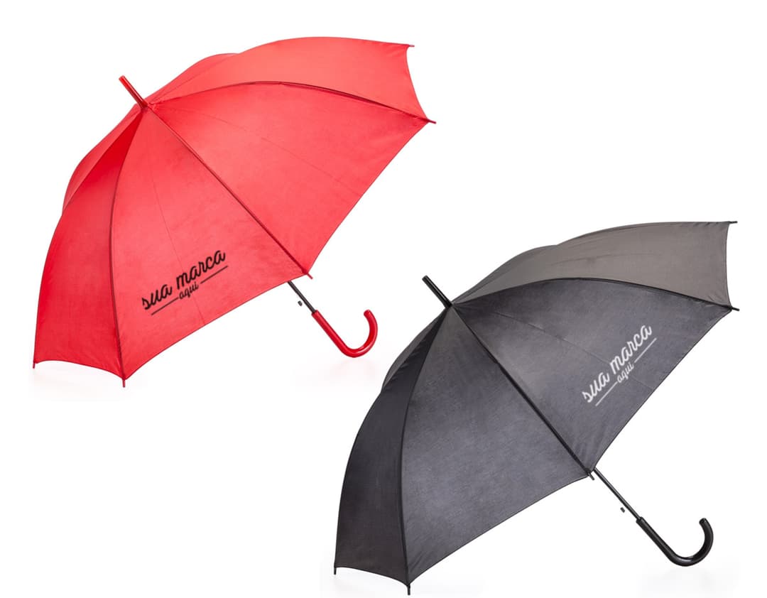 Guarda-chuva moderno e seguro para proteção contra chuva e sol. Acessório colorido e fashion, ideal para presentear. Modelo 3D em nylon, resistente e elegante. Aproveite!