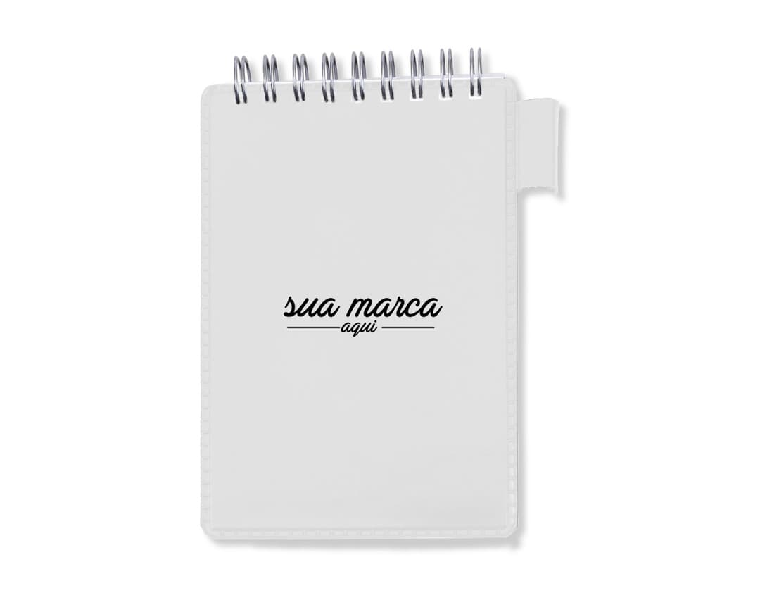 Bloco de anotações em papel branco vazio para escrita. Ideal para uso no escritório ou em casa. Design moderno e prático para suas mensagens e lembretes. Adquira o seu agora!