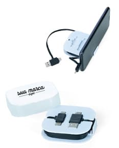 Cabo 4 em 1 com case - Conexão e tecnologia em um só produto! Ideal para uso empresarial, feito de plástico resistente e design prático. Controle total de suas conexões, isolamento total de dados e segurança financeira. Acesse a internet, conecte-se ao computador e garanta proteção em suas transações. Equipamento de comunicação essencial para seu desktop. Acesso rápido e seguro com apenas um botão. Leve já o seu e esteja sempre conectado!