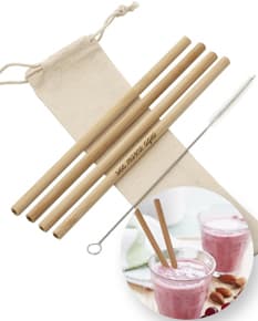 Kit de canudo de bambu com escova: o acessório sustentável perfeito para seu dia a dia. Feito de bambu natural, inclui escova para fácil limpeza. Ideal para drinks e smoothies. Diga adeus aos canudos plásticos! Adquira já o seu. #KitCanudoBambu #Sustentabilidade #AcessórioEcológico