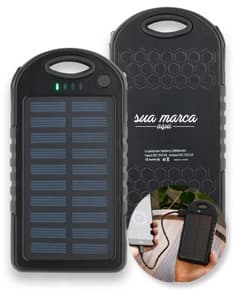 Power Bank Solar 2000 mAh - Carregue seu dispositivo eletrônico em qualquer lugar com o Power Bank Solar de 2000 mAh. Tecnologia moderna que garante energia extra com a luz do sol. Nunca fique sem bateria! Ganhe autonomia e praticidade. Nunca mais perca uma ligação importante. Ideal para viajantes, empresários e aventureiros. Tenha sempre sua comunicação em mãos. Aproveite a energia solar para manter-se conectado. Nunca mais fique desconectado! Compatível com diversos dispositivos eletrônicos. Nunca deixe seu celular descarregar. Tenha sempre o Power Bank Solar 2000 mAh ao seu alcance. Separe agora mesmo o seu!