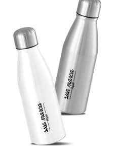 Garrafa inox 500ml - Prática, resistente e perfeita para te acompanhar em todos os momentos. Com design moderno e elegante, essa garrafa é ideal para manter suas bebidas sempre na temperatura adequada. Seja no trabalho, academia ou em passeios ao ar livre, tenha sempre sua garrafa inox 500ml por perto. Feita com material de qualidade, garante durabilidade e praticidade. Adquira já a sua!