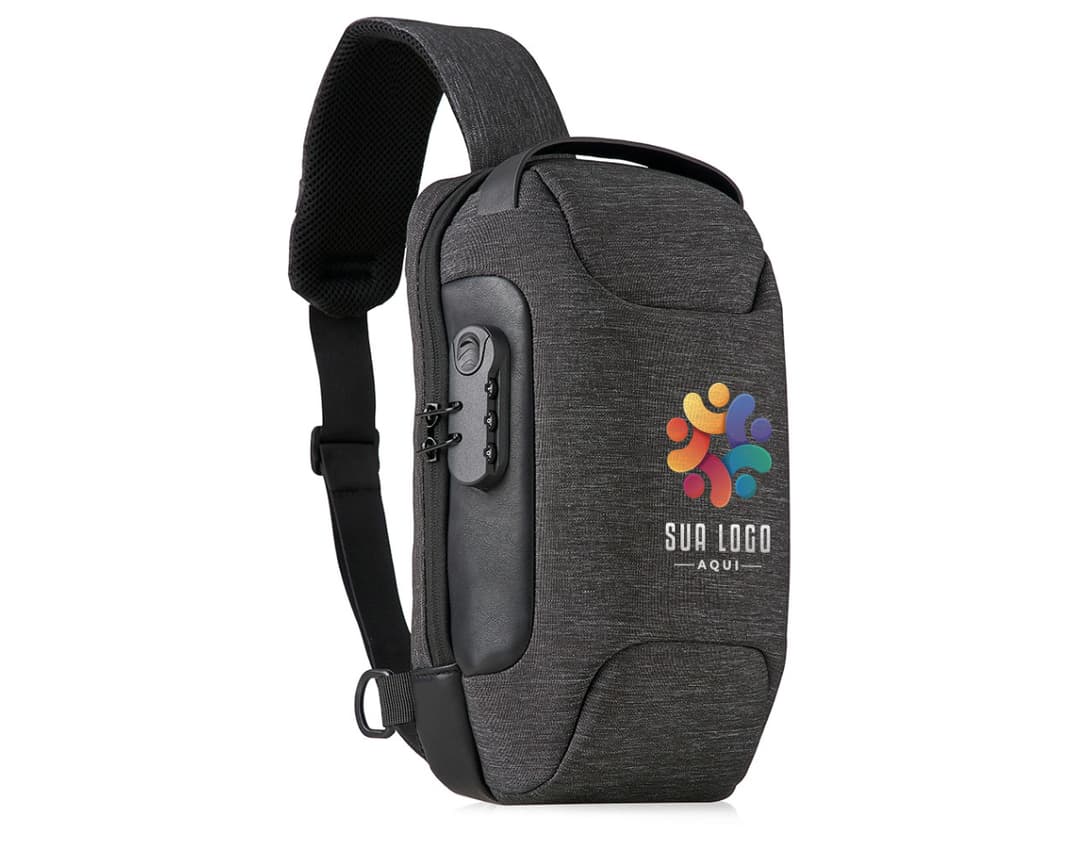 Mochila de couro moderna com alça e zíper, perfeita para viagens e negócios. Feita em nylon resistente e elegante, possui amplo espaço de armazenamento. Ideal para quem busca estilo e praticidade em um único acessório. Garanta a sua!