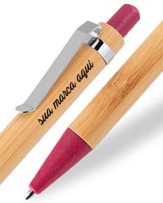 Caneta de bambu eco-friendly perfeita para escrita suave e confortável. Ideal para uso escolar, no escritório ou em casa. Feita de bambu sustentável, possui ponta afiada de aço inoxidável e borracha para apagar. Escreva com estilo e consciência ambiental!