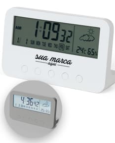 Relógio digital de alta tecnologia, perfeito para manter o controle do tempo no seu negócio. Equipamento preciso e eficiente para gerenciar suas atividades com precisão. Nunca perca um compromisso com este relógio digital de última geração. Ideal para escritórios, lojas e ambientes empresariais. Nunca foi tão fácil manter o equilíbrio entre as tarefas do dia a dia. Aproveite a tecnologia avançada deste relógio digital para otimizar seu tempo e aumentar a produtividade. Garanta já o seu!