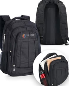 Mochila para notebook em couro moderna e elegante. Ideal para manter seus equipamentos seguros e organizados. Design contemporâneo com alça e zíper, perfeita para os negócios. Prática e estilosa, essa bolsa é o acessório perfeito para o dia a dia.