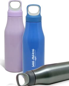 Garrafa inox 650ml - Acessório indispensável para manter-se hidratado durante o dia. Feita de material resistente, ideal para armazenar líquidos de forma segura. Garanta já a sua!