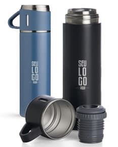 Garrafa Térmica Inox 450ml: mantenha sua bebida quente ou gelada por horas com essa garrafa de aço inoxidável. Ideal para viagens, passeios ao ar livre e até mesmo no escritório. Design resistente e moderno, perfeito para acompanhar você em todos os momentos. Garanta já a sua!
