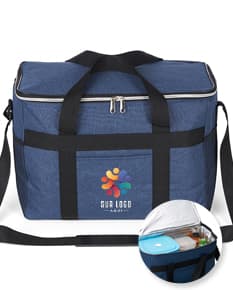 Bolsa térmica 33 litros em nylon preto moderna e elegante. Perfeita para viagens, negócios ou lazer. Mantenha seus alimentos e bebidas frescos por mais tempo. Com design prático, alça confortável e fecho em zíper. Ideal para quem busca praticidade e estilo. Adquira já a sua e aproveite!