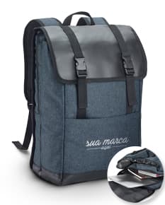 Mochila moderna para notebook em couro sintético, perfeita para viagens e trabalho. Espaçosa, prática e elegante, com alça ajustável e zíper. Acompanhe seu estilo em todos os lugares!