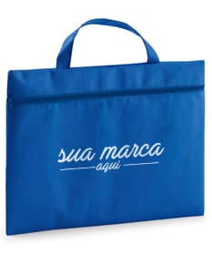 Pasta de couro marrom elegante, ideal para o escritório ou reuniões de negócios. Feita de material resistente e com alça confortável. Adquira a sua agora e esteja sempre preparado para impressionar!