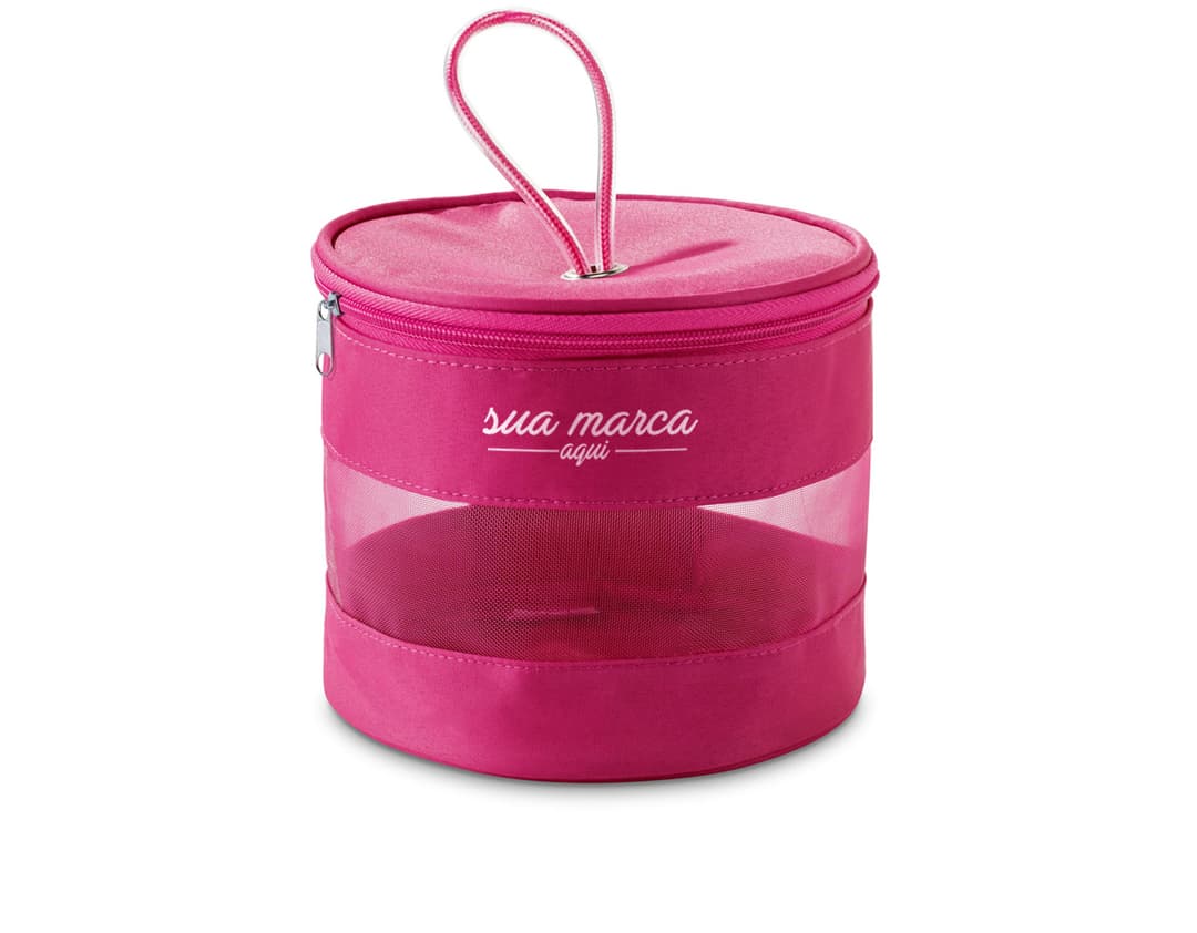 Nécessaire de design moderno e elegante para armazenamento de cosméticos e acessórios. Feito de material resistente e durável, com um visual clean e vibrante. Ideal para organizar seus itens de forma prática e bonita. Adicione estilo à sua rotina de beleza com esta nécessaire versátil.