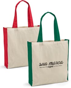 Sacola de algodão sustentável, perfeita para suas compras. Resistente, prática e eco-friendly. Aproveite nossa promoção e garanta a sua!