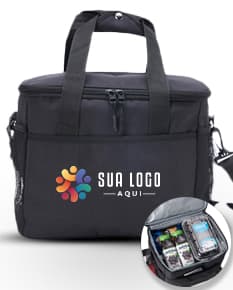 Bolsa térmica de 14 litros: elegância e segurança para seus alimentos. Ideal para o dia a dia ou viagens, mantendo sua comida fresca por mais tempo. Com design moderno e fecho com cadeado, garantindo praticidade e proteção. Adquira já a sua! #bolsatermica #14litros #moderno #seguranca #praticidade