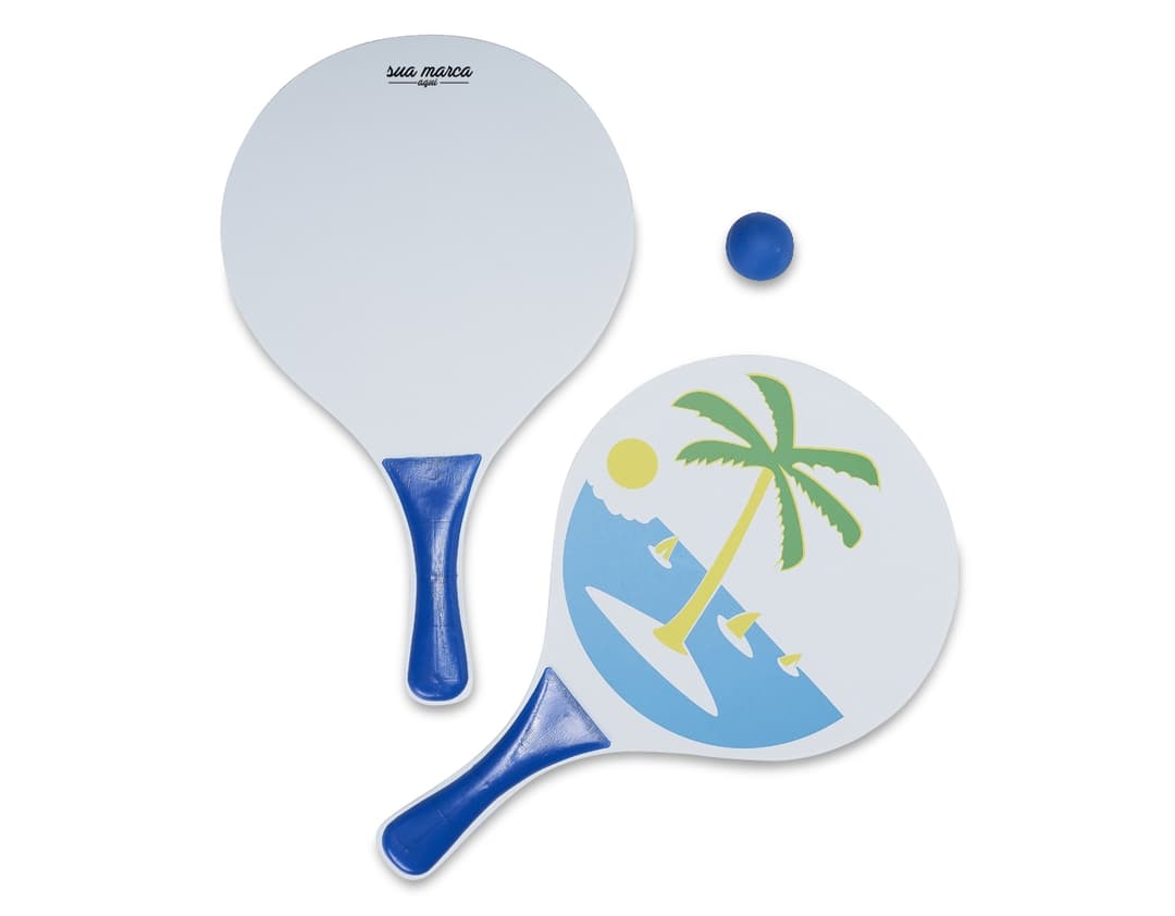 Kit Frescobol MDF - Um presente perfeito para os amantes do frescobol! Com design moderno e colorido, este kit inclui golfer, shuttlecock e player em uma decoração encantadora. Ideal para celebrações e momentos de diversão. Surpreenda com este presente único!