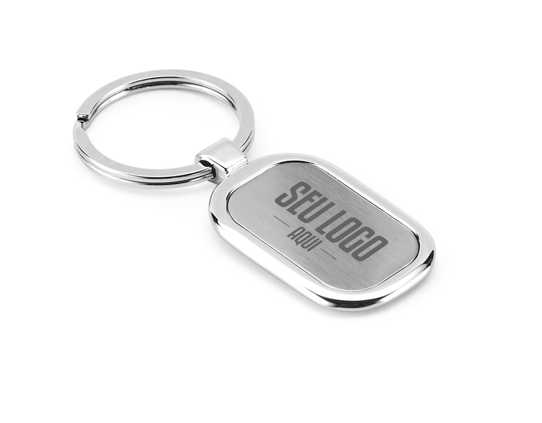 Chaveiro em metal de alta qualidade, perfeito para manter suas chaves seguras e sempre à mão. Ideal para quem valoriza a segurança e praticidade no dia a dia. Adquira já o seu e garanta mais tranquilidade!
