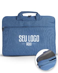 Bolsa para notebook 15,6" em couro preto, com alça transversal, zíper, bolsos e design moderno. Ideal para armazenar seus pertences com estilo e elegância enquanto viaja ou trabalha.