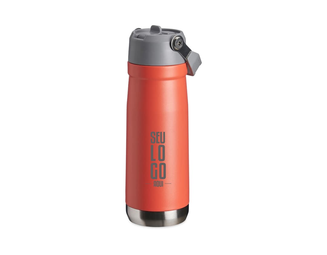Garrafa Térmica 650ml - Mantenha suas bebidas frescas e na temperatura ideal por mais tempo com a garrafa térmica de 650ml. Feita em aço inoxidável, ela garante a durabilidade e a praticidade que você precisa no seu dia a dia. Aproveite!