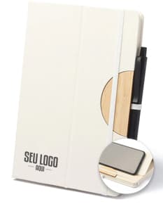 Bloco de Anotações moderno para escritório e estudo. Organize suas ideias com praticidade e estilo. Perfeito para armazenar suas informações de forma segura. Adquira já o seu!