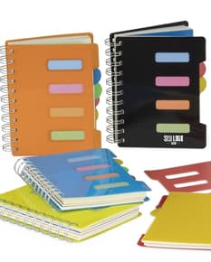 Caderno Pequeno com Divisórias - Organize seu dia a dia com praticidade e estilo! Ideal para business, office, estudo e organização. Garanta já o seu!