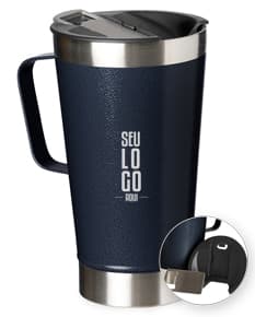 Caneca térmica de inox com abridor 500ml - Perfeita para manter sua bebida quente ou gelada por mais tempo. Ideal para quem adora praticidade e estilo. Aproveite!