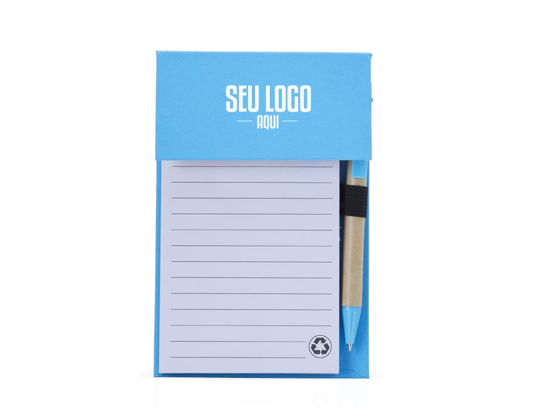 Bloco de anotações moderno para escritório, design criativo e espaço para suas ideias. Ideal para seu negócio ou estudos. Encomende já o seu!