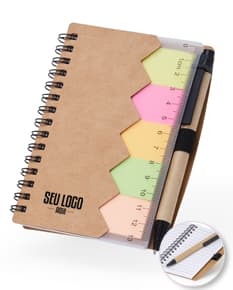 Bloco de anotações 13x10 perfeito para trabalho, escola ou reuniões. Ideal para manter suas ideias organizadas e produtivas. Garanta o seu agora!