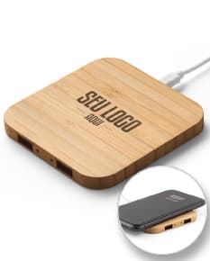 Carregador portátil de 10W, dispositivo eletrônico preto, portátil e moderno, compatível com diversos aparelhos eletrônicos, como celulares, laptops e câmeras. Perfeito para manter a bateria carregada em qualquer lugar.