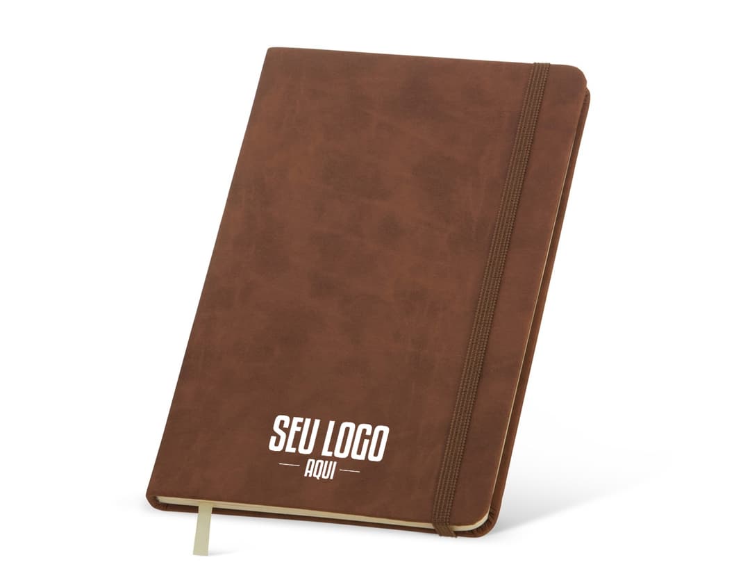 Bloco de anotações em couro sintético 21x14 - Perfeito para se manter organizado no dia a dia! Ideal para reuniões, estudos e compromissos. Feito com material de alta qualidade e design elegante. Adquira já o seu!