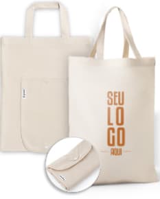 Bolsa de algodão reciclado dobrável, com design vintage. Feita de material eletrônico antigo, com espaço vazio para colocar documentos e objetos diversos. Cor marrom e amarela, com detalhes em plástico e metal. Ideal para uso no escritório, escola ou em viagens.
