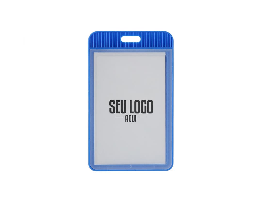 Porta crachá plástico: design moderno e prático para identificação de funcionários. Ideal para eventos corporativos e feiras. Proteja seu crachá com estilo!