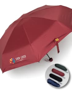 Guarda chuva com design moderno em preto e amarelo, com mapas e bandeiras de países impressos. Produto 3D com abertura automática, oferecendo proteção contra a chuva e vento. Item de segurança e conforto, ideal para uso em viagens de negócios ou lazer.