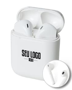 Fone bluetooth c/ touch e microfone em design moderno e tecnológico, cor preta. Compatível com dispositivos eletrônicos, como computador, tablet e smartphone. Ideal para uso em ambientes de trabalho e home office.