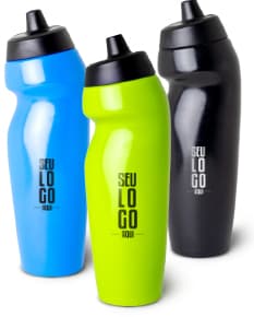 Squeeze Plástico 640ml Transparente para Hidratação Diária | Brinde Promocional para Saúde e Bem-Estar. Ideal para água, sucos e chás. Garanta o seu!