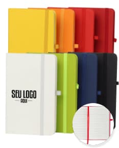 Caderneta emborrachada com porta caneta, perfeita para manter suas anotações organizadas! Ideal para uso em ambientes corporativos, escolares ou mesmo em casa. Com design moderno, a caderneta é prática e funcional, contando com um porta caneta integrado. Feita para te ajudar a manter suas ideias sempre à mão. Adquira já a sua!