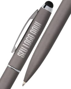 Caneta Metal Touch: Instrumento de escrita de alta qualidade para uso no escritório ou em qualquer ambiente de negócios. Feita de metal resistente, possui ponta afiada para uma assinatura precisa e design moderno. Ideal para deixar suas anotações no desktop ou para presentear alguém especial. Adquira já a sua!